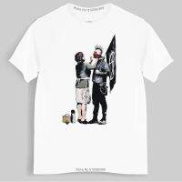 เสื้อยืดผู้ชายลาย Maglietta กราฟฟิตี Anarchia Punk Kraz Shop