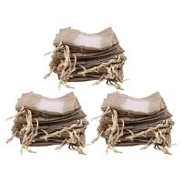30Pcs Flax Organza Bags Burlap Drawstring Pouch Christmas Gifts Bag Wedding Party Bags for Coffee Beans Candy Makeup Jewelry Packaging