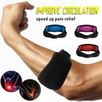 [Rear Waves]อุปกรณ์พยุงข้อศอกเทนนิสแบบปรับได้ GymElbowPad Pain Relief Golf Brace Strap Joint Protector สำหรับกีฬากลางแจ้ง