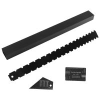 4Pcs Luthier Kits Guitar Neck Notched Straight Edge String Action Gauge Ruler Fret Rocker Fret Leveling Beam