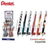 ปากกาเจลเพนเทล ลายแมว Neko-2 หมีกสีน้ำเงิน 0.5 มม. 6 ลาย 6 แบบ geometric cat collection ปากกาเพนเทล energel ปากกา pentel ปากกาเจล pentel (Pentel gel pen)