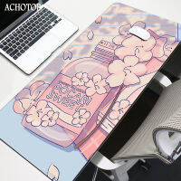 Anime Kawaii Mouse Pad Large Rubber Gaming Speed Cute XXL Mousepad Keyboard Locking Edge Otaku Computer Desk Pads Table Carpet