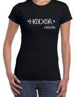 ราคาถูก109 Hodor เสื้อยืดผู้หญิง Giant เกมทีวี Thrones Stark Winterfell King Retro (1)S-5XL