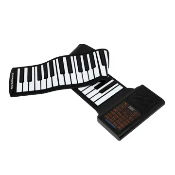 Flexible Silicone Roll Up Keyboard 88 Keys USB Portable Foldable