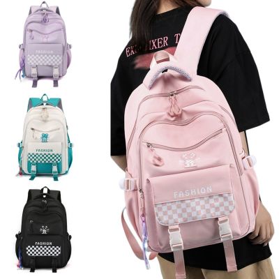 Backpack for Women Men Student Large Capacity Fashion Personality Multipurpose Female Bags