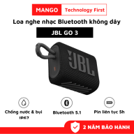 Loa Bluetooth JBL GO 3, Loa Nghe Nhạc Chống Bụi Chống Thấm Nước Chuẩn IP67 Công Suất Lớn 4.2W, Bảo Hàng 2 Năm thumbnail