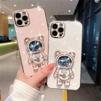 เคสโทรศัพท์สายรัดทรายเป็นประกายสำหรับ iPhone 13,12 11 14 Pro Max XR XS Max X 7 8 6S Plus ปลอกซิลิโคนขาตั้งขนาดเล็ก