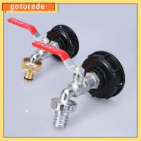 GOTORADE หัวนม1/2นิ้ว ตัวเชื่อมถังตัน S60x6 โลหะผสมอัลลอยด์ อุปกรณ์เสริมถังตัน มีประโยชน์และดี แข็งแรงทนทาน อะแดปเตอร์ก๊อกน้ำ IBC สวนในสวน