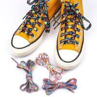 4Colorful Classic Flat Shoelaces for Sneakers AF1/AJ Canvas Casual Tennis Shoes Fruits Laces Sports Running Cords Shoestrings