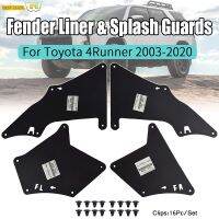 Mud Flaps Splash Shield สำหรับ Toyota 4Runner 2003-2020 Splash Guards Mudflaps Fender Liners ผ้ากันเปื้อนซีล53735-35150 53736-35150