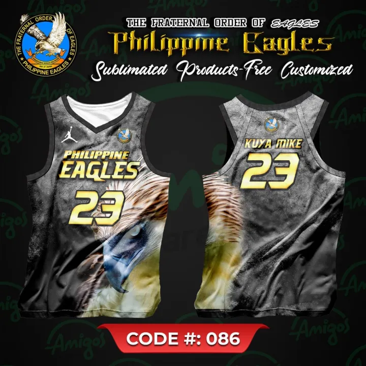 Sublimated Basketball Jersey Eagle