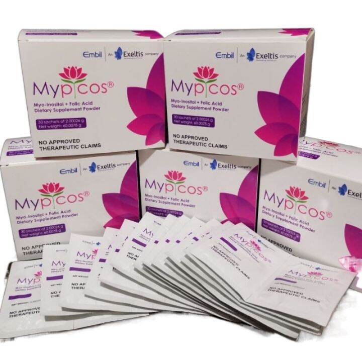 Mypicos ORIGINAL PCOS Myo-inositol With Folic Acid Dietary Supplement ...