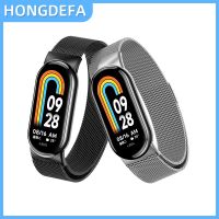 Wrist Strap For  Xiaomi Mi Band  8 Smart Watch Stainless Steel Metal Strap For Mi 8 Watchband Replacement Wristband Loop Belt Smartwatches