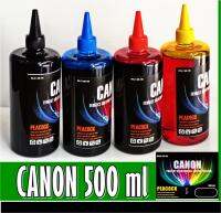 หมึกเติม "PEACOCK" (Shoola) For Canon ​500ml .เกรดพรีเมียม ใช้เติมเครื่องพิมพ์ตระกูล Canon เทียบเท่า คุณภาพสีสดใส ติดทนนาน