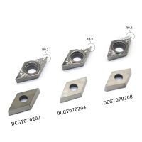 DCGT070202 DCGT070204 DCGT070208 AK H01 100 Original Aluminum Alloy Blade DCGT 0702 CNC Lathe Tool Inserts Aluminum Processing