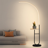 Modern Led Floor Lamp Creative Arc Standing Lamps Marble Tabletop Standing Light Living Room Bedroom Decorative Lights