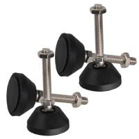 【cw】 4pcs Adjustable Glide Leveling Feet dia 40mm Joint Threaded for furniture with threaded sockets ！