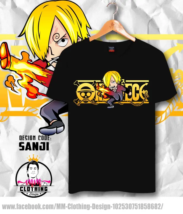 T-Shirt Uomo Style3 Sanji - Cotone Premium Con Stampa Vintage