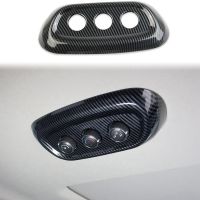 1 Piece Rear Roof Air Conditioning AC Knob Panel Cover Trim for Dodge Durango 2014-2022 ABS Carbon Fiber