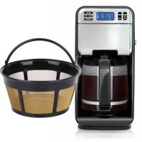 ┇✢❡ 8-12 Cup Stainless Steel Basket Reusable High Temperature Resistant Mesh Coffee Filter