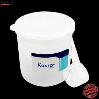 ขวดโหลพลาสติก พร้อมช้อน KASSA HOME รุ่น JCJ-1624 ขนาด 500 มล. สีขาว   &amp;lt; &amp;lt; &amp;lt; &amp;lt; โปรโมชั่นสุดคุ้ม &amp;gt; &amp;gt; &amp;gt; &amp;gt;