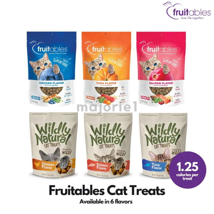Fruitables / Wildly Natural Cat Treats (Low Calorie) Lazada PH