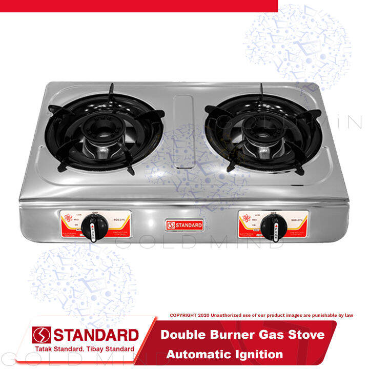Standard Gas Stove Single/ Double Burner LPG Stove Stainless Steel