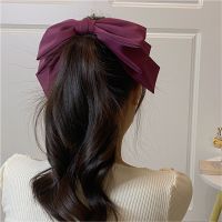 【YF】✸  Korean Hair Three Layer Big Bow Sagging Hairpins Large Overhead Clip 2022 Accessories