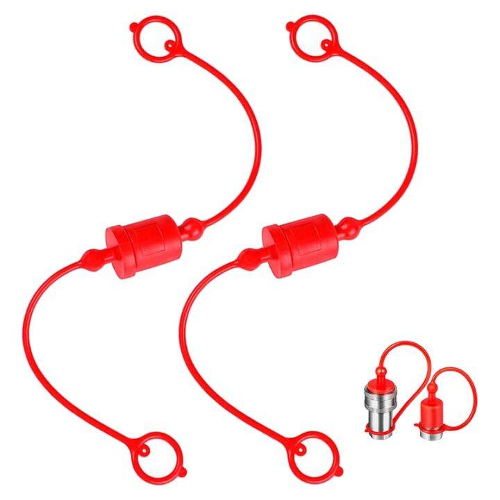 4 Pais Hydaulic Quick Couple Male Dust Cap And Female Plug Cover Pvc Rubber%2f10723462474