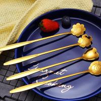 1PC Creative Coffee Spoon Stirring Spoon Summer Ice Cream Spoon Tea Spoon Wedding Gift Kitchen Tools Tableware Serving Utensils