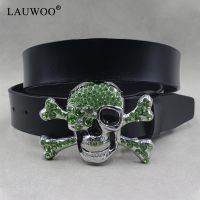 ¤♘  leather Rhinestone Metal Punk Men Jeans Stud Cowboy Cinturon Ceinture Homme Riem Belts