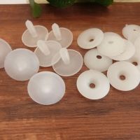 20pcs 15mm/20mm/25mm/30mm/35mm/40mm/45mm/50mm/55mm/60mm white plastic toy joints with washer for plush doll