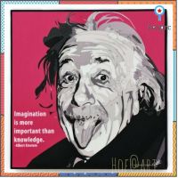 Albert Einstein #1 อัลเบิร์ต ไอน์สไตน์ ยอดอัจฉริยะ​ รูปภาพ​ติด​ผนัง​ pop art​ กรอบรูป​ แต่ง​บ้าน​ ของขวัญ​ ของสะสม ยอดขายดีอันดับหนึ่ง