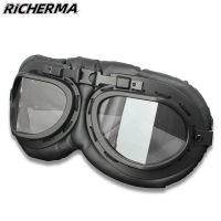 Richerma Motorcycle Glasses Steampunk Eyes Protection Dustproof Windproof Protective Glasses Fashion Decorative Glasses