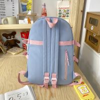 School Backpack Prettyzys 2022 Korean Large capacity 15.6 inch For Teenage Girl