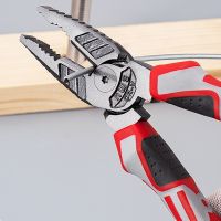 （Conbo metals）เครื่องปอกสายเคเบิลเครื่องตัดลวด Crimping Multifunctional Pliers Multi Electrician Plier Tool