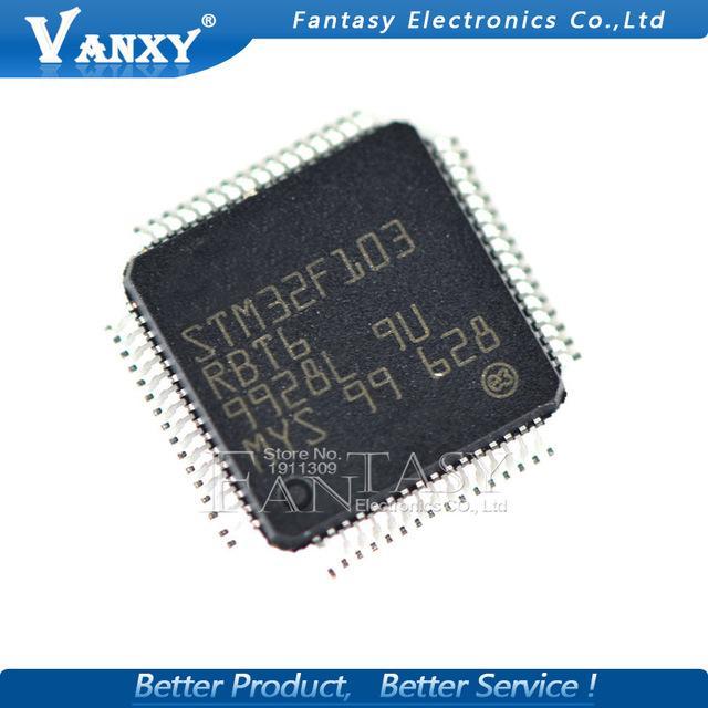 2pcs-stm32f103rbt6-lqfp64-stm32f103-qfp64-qfp-32f103rbt6-32f103ใหม่และต้นฉบับ-ic