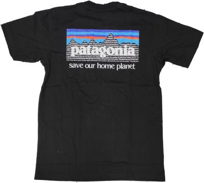 ⭐ patagonia ⭐ เสื้อยืด คอกลม แขนสั้น แฟชั่น ลายภูเขา พาตาโกเนีย ปาตาโกเนีย save our home planet unisex