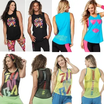 Barley】Zumba Women's Sports T-shirt Shory Style T-shirt Top zumba Dance Fitness  Clothing Sportswear New Quick-Drying