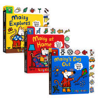 Mouse Bobo word book 3 volumes maisy S day out / at home / explores a first words