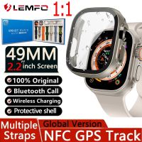 ☬☽ﺴ lhgjbhd NEW Ultra 9 NFC Bluetooth Call Compass 2.2 49mm Watches Smartwatch