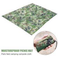 100x145cm Outdoor Pocket Picnic Camping Waterproof Moisture Mat Camouflage Beach Blanket Folding Bedding Cover Tent Ground Tarp Sleeping Pads