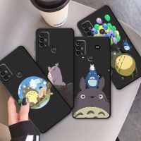 Totoro Spirited Away Ghibli Casing Ponsel Silikon untuk Motorola Moto G82 G50 G51 G200 G52 G30 G71 G22 G60S G31 G9Play G60 G8 Tas