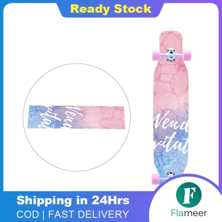 Flameer Skateboard Sandpaper, Scooter Grip Tape Longboard Griptape for Skate Board Deck Dancing