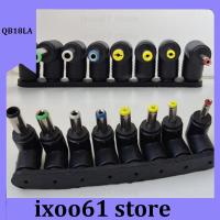 ixoo61 store 8-in-1Right Angle Universal Laptop DC Power Supply Adapter Connector Plug AC DC Jack Charger Power Adapter Conversion Plug