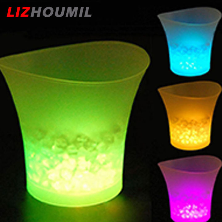 lizhoumil-ไฟ-led-ส่องสว่างสวยกลม5l-เครื่องดื่มไวน์ที่เก็บความเย็นน้ำแข็งเบียร์ถังใส่น้ำแข็งแช่แชมเปญสำหรับบาร์-ktv-ปาร์ตี้
