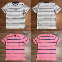 เสื้อยืดแขนสั้นลายทาง Brixton Striped T-Shirt รับประกันของแท้ มือ1 พร้อมส่ง