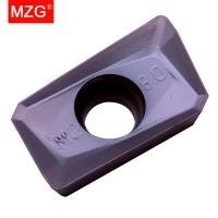 MZG 10PCS APMT 1135 1604 M2 ZP25 มุมขวาไหล่มิลลิ่งสแตนเลสกึ่งเสร็จสิ้นเครื่องจักรกลซีเอ็นซีมิลลิ่งคาร์ไบด์แทรก