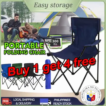COD】camping chair folding chair portable foldable chair camping