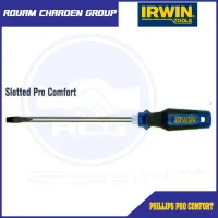 ( PRO+++ ) โปรแน่น.. IRWIN ไขควงปากแบน SLOTTED PRO COMFORT ขนาด 3 มม. x 100 มม. - 8 มม. x 250 มม. ราคาสุดคุ้ม ไขควง ไขควง ไฟฟ้า ไขควง วัด ไฟ ไขควง แฉก